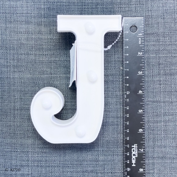 ‼️CLEARANCE SALE‼️ LED Plastic Mono Letter “J” Light NWT by Tru Living - Picture 8 of 11